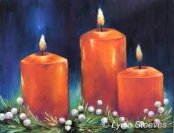 Christmas Candles Pastel e-Packet